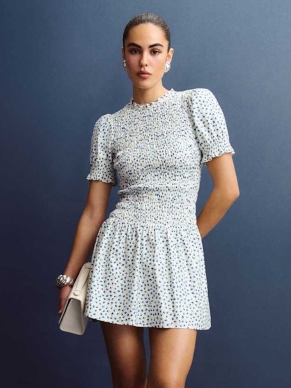 Reformation Leannah Dress in Hanna